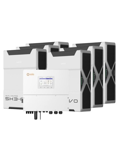 Solis con Weco: vendita all'ingrosso Sistema di accumulo trifase inverter 15kW Solis batteria al litio 31.32kWh Weco EVO 5k3