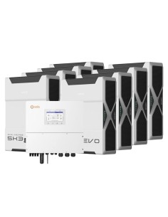 Solis con Weco: vendita all'ingrosso Sistema di accumulo trifase inverter 15kW Solis batteria al litio 41.76kWh Weco EVO 5k3