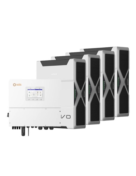 Three-phase storage system 20kW Solis inverter 20.88kWh Weco EVO 5k3 lithium battery