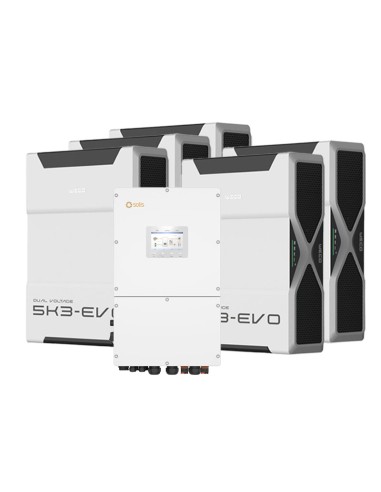 Three-phase storage system 40kW Solis inverter 26.1kWh Weco EVO 5k3 lithium battery