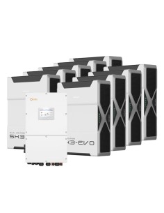 Solis con Weco: vendita all'ingrosso Sistema di accumulo trifase inverter 40kW Solis batteria al litio 46.98kWh Weco EVO 5k3