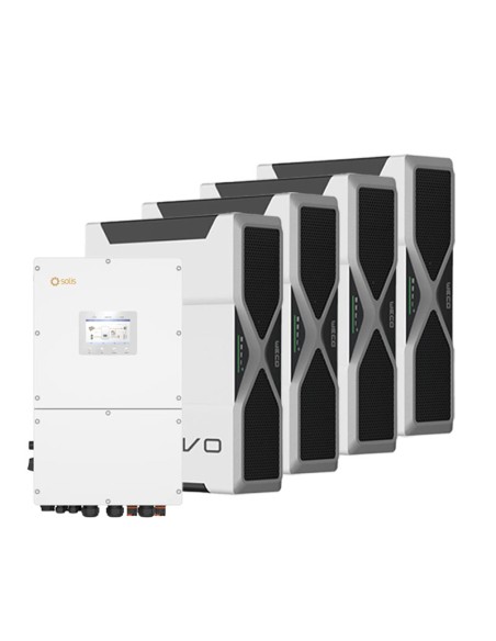 Three-phase storage system 50kW Solis inverter 20.88kWh Weco EVO 5k3 lithium battery