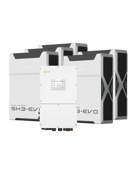 Solis con Weco: vendita all'ingrosso Sistema di accumulo trifase inverter 30kW Solis batteria al litio 26.1kWh Weco EVO 5k3