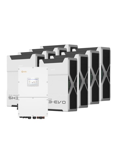 Solis con Weco: vendita all'ingrosso Sistema di accumulo trifase inverter 30kW Solis batteria al litio 41.76kWh Weco EVO 5k3
