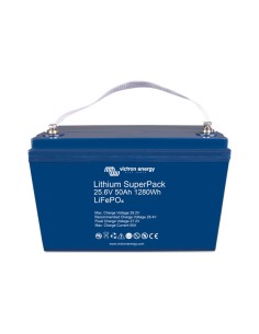 SuperPack lithium battery 50Ah 25,6V Smart Victron Energy - BAT524050705