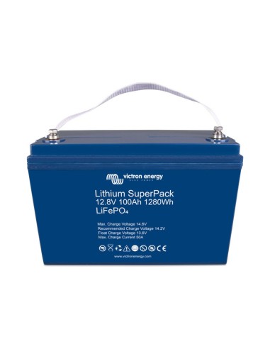 Victron Energy: vendita all'ingrosso Batteria SuperPack litio 100Ah 12.8V Smart Victron Energy - BAT512110710
