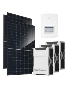 Single-phase photovoltaic kit 5520W 5kW Solis inverter 15.66kWh Weco EVO 5k3 lithium battery