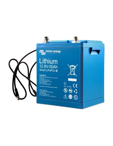 Lithium battery LFP 50Ah 12.8V Smart Victron Energy - BAT512050610