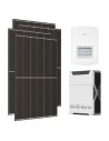 Monofase: vendita all'ingrosso Kit fotovoltaico monofase 5005W inverter 4.6kW Solis litio 5.22kWh Weco EVO 5k3