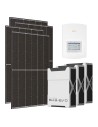 Single-phase photovoltaic kit 6370W 6kW Solis inverter 15.66kWh Weco EVO 5k3 lithium battery