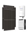 Monofase: vendita all'ingrosso Kit fotovoltaico monofase 5460W inverter 5kW LV Solis litio 5.22kWh Weco EVO 5k3