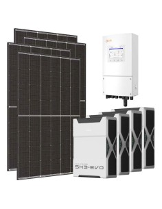 Monofase: vendita all'ingrosso Kit fotovoltaico monofase 8190W inverter 8kW LV Solis litio 20.88kWh Weco EVO 5k3