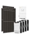 Kit fotovoltaico trifase 30030W inverter 30kW Solis litio 20.88kWh Weco EVO 5k3