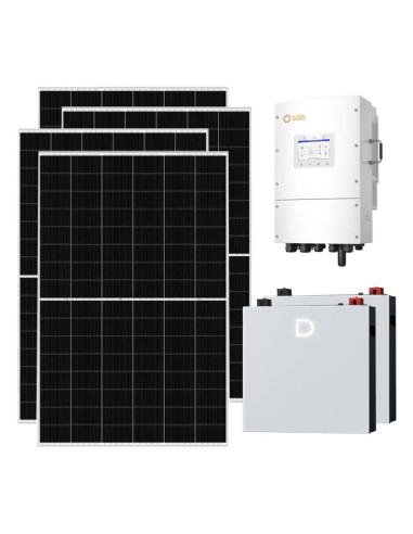 Three-phase photovoltaic kit 12740W 12kW Solis LV inverter 10.24kWh lithium battery Dyness DL5.0C PRO