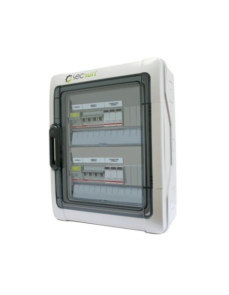 DC field panel 2 indipendent strings 1000VDC - QDC2I-1000