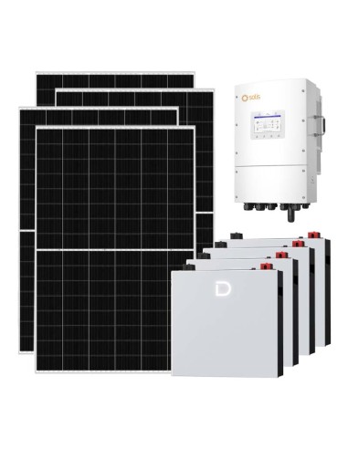 Three-phase photovoltaic kit 15470W 15kW Solis LV inverter 20.48kWh lithium battery Dyness DL5.0C PRO