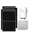 Kit fotovoltaico trifase 8190W inverter 8kW Solis LV batteria al litio 10.24kWh Dyness DL5.0C