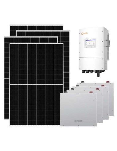Three-phase photovoltaic kit 15470W 15kW Solis LV inverter 20.48kWh lithium battery Dyness DL5.0C