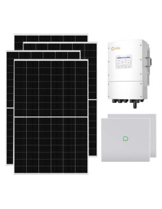Kit fotovoltaico trifase 15470W inverter 15kW Solis LV batteria al litio 20.48kWh Dyness Powerbox G2