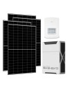 Single-phase photovoltaic kit 3760W 3.6kW Solis inverter Weco EVO 5k3 5.22kWh lithium battery
