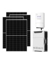 Single-phase photovoltaic kit 8190W 8kW Solis inverter 5.22kWh lithium battery Weco EVO 5k3