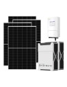 Single-phase photovoltaic kit 8190W 8kW Solis inverter 10.44kWh lithium battery Weco EVO 5k3