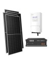 Kit fotovoltaico monofase 3570W inverter 3kW Solis batteria al litio 4.8kWh Pylontech US5000