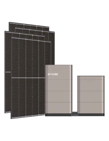 Three-phase photovoltaic kit 10200W 10kW inverter EP CUBE 25kWh lithium battery CanadianSolar