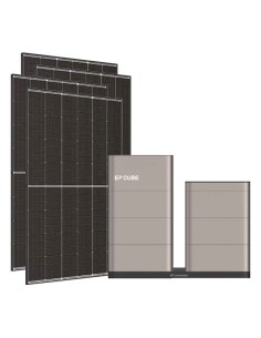 Three-phase photovoltaic kit 10010W 10kW inverter EP CUBE 25kWh lithium battery CanadianSolar