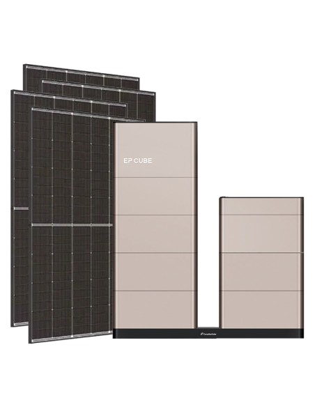 Three-phase photovoltaic kit 10010W 10kW inverter EP CUBE 30kWh lithium battery CanadianSolar