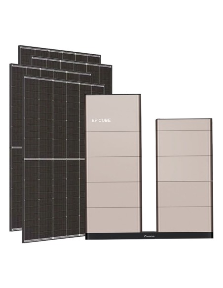 Three-phase photovoltaic kit 10010W 10kW inverter EP CUBE 35kWh lithium battery CanadianSolar