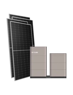 Kit fotovoltaico trifase 10710W inverter 10kW EP CUBE batteria al litio 25kWh CanadianSolar
