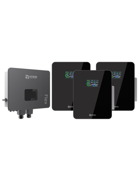 Single-phase storage system 6kW IFL06 Renon Power inverter Xcellent 15.36kWh lithium battery