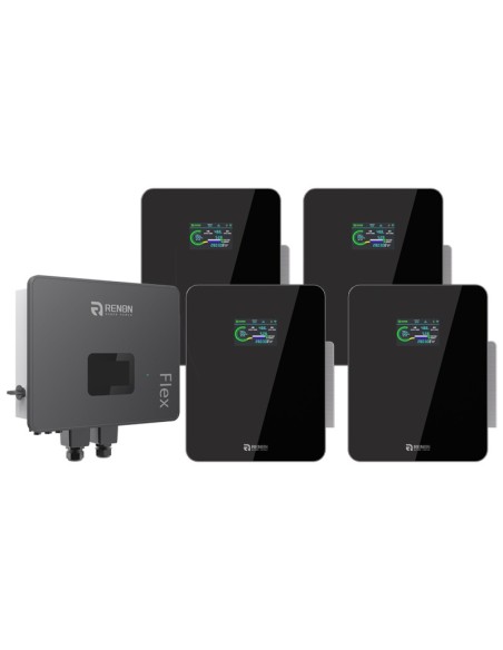 Single-phase storage system 6kW IFL06 Renon Power inverter Xcellent 20.48kWh lithium battery