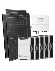 Three-phase photovoltaic kit 20700W 20kW Solis inverter Weco EVO 5k3 26.1kWh lithium battery