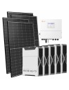 Three-phase photovoltaic kit 20700W 20kW Solis inverter Weco EVO 5k3 26.1kWh lithium battery
