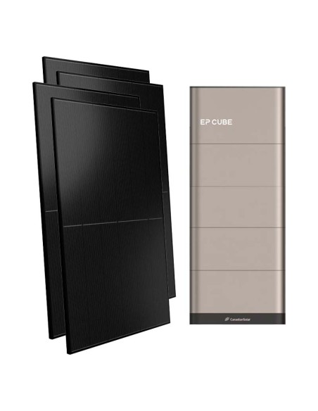 Three-phase photovoltaic kit 10000W 10kW inverter EP CUBE 15kWh lithium battery CanadianSolar