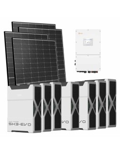 Trifase: vendita all'ingrosso Kit fotovoltaico trifase 30600W inverter 30kW Solis batteria al litio 36.54kWh Weco EVO 5k3