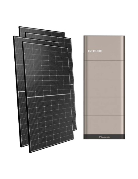 Three-phase photovoltaic kit 10350W 10kW inverter EP CUBE 15kWh lithium battery CanadianSolar