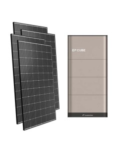 Kit fotovoltaico trifase 10100W inverter 10kW EP CUBE batteria al litio 10kWh CanadianSolar
