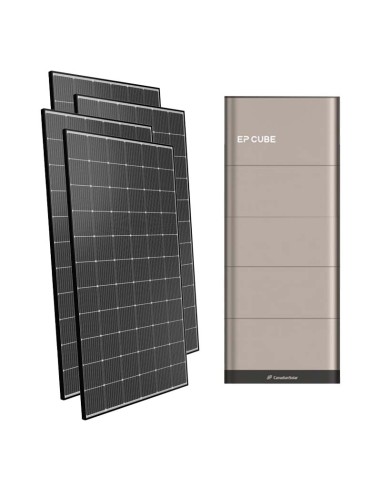 Kit fotovoltaico trifase 10100W inverter 10kW EP CUBE batteria al litio 15kWh CanadianSolar