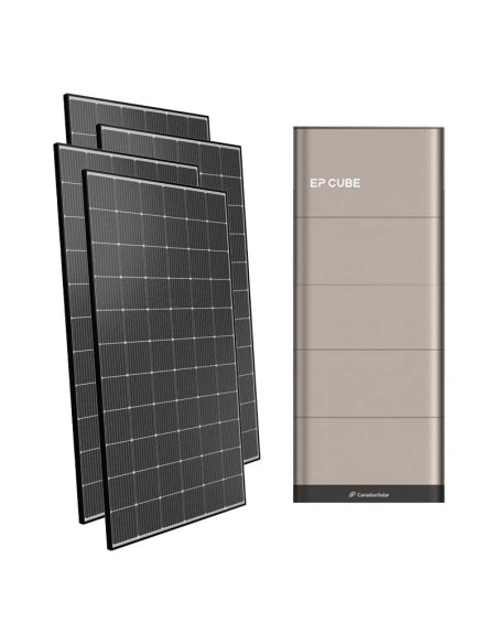 Three-phase photovoltaic kit 10100W 10kW inverter EP CUBE 15kWh lithium battery CanadianSolar