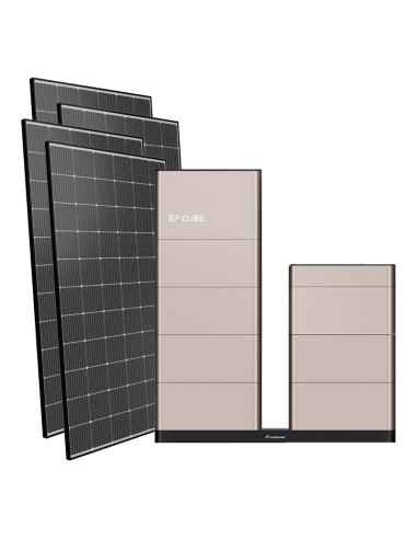 Kit fotovoltaico trifase 10100W inverter 10kW EP CUBE batteria al litio 30kWh CanadianSolar