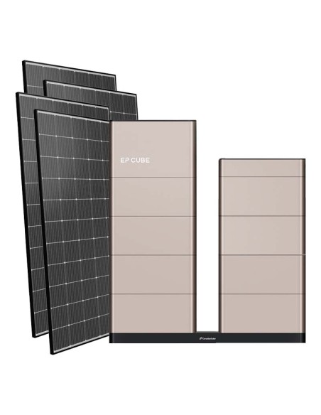 Kit fotovoltaico trifase 10100W inverter 10kW EP CUBE batteria al litio 35kWh CanadianSolar