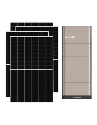 Three-phase photovoltaic kit 10465W 10kW inverter EP CUBE 15kWh lithium battery CanadianSolar