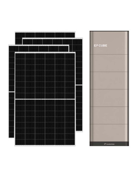 Kit fotovoltaico trifase 10465W inverter 10kW EP CUBE batteria al litio 20kWh CanadianSolar