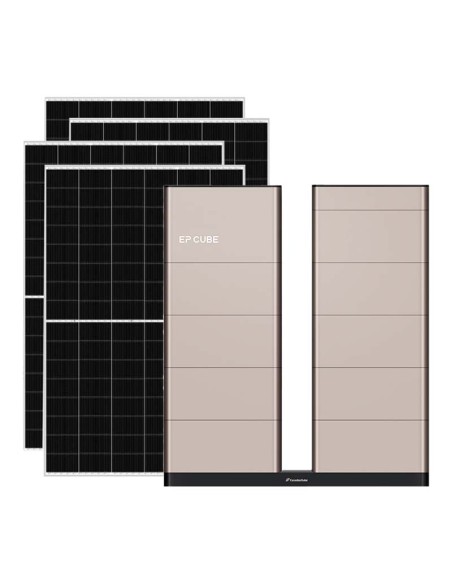 Three-phase photovoltaic kit 10465W 10kW inverter EP CUBE 40kWh lithium battery CanadianSolar
