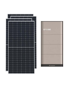 Three-phase photovoltaic kit 10530W 10kW inverter EP CUBE 10kWh lithium battery CanadianSolar
