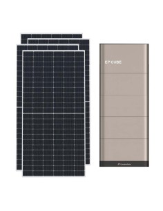 Three-phase photovoltaic kit 10530W 10kW inverter EP CUBE 15kWh lithium battery CanadianSolar