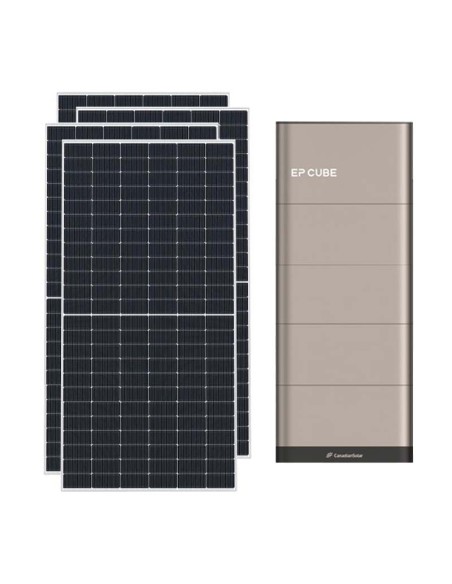 Three-phase photovoltaic kit 10530W 10kW inverter EP CUBE 15kWh lithium battery CanadianSolar